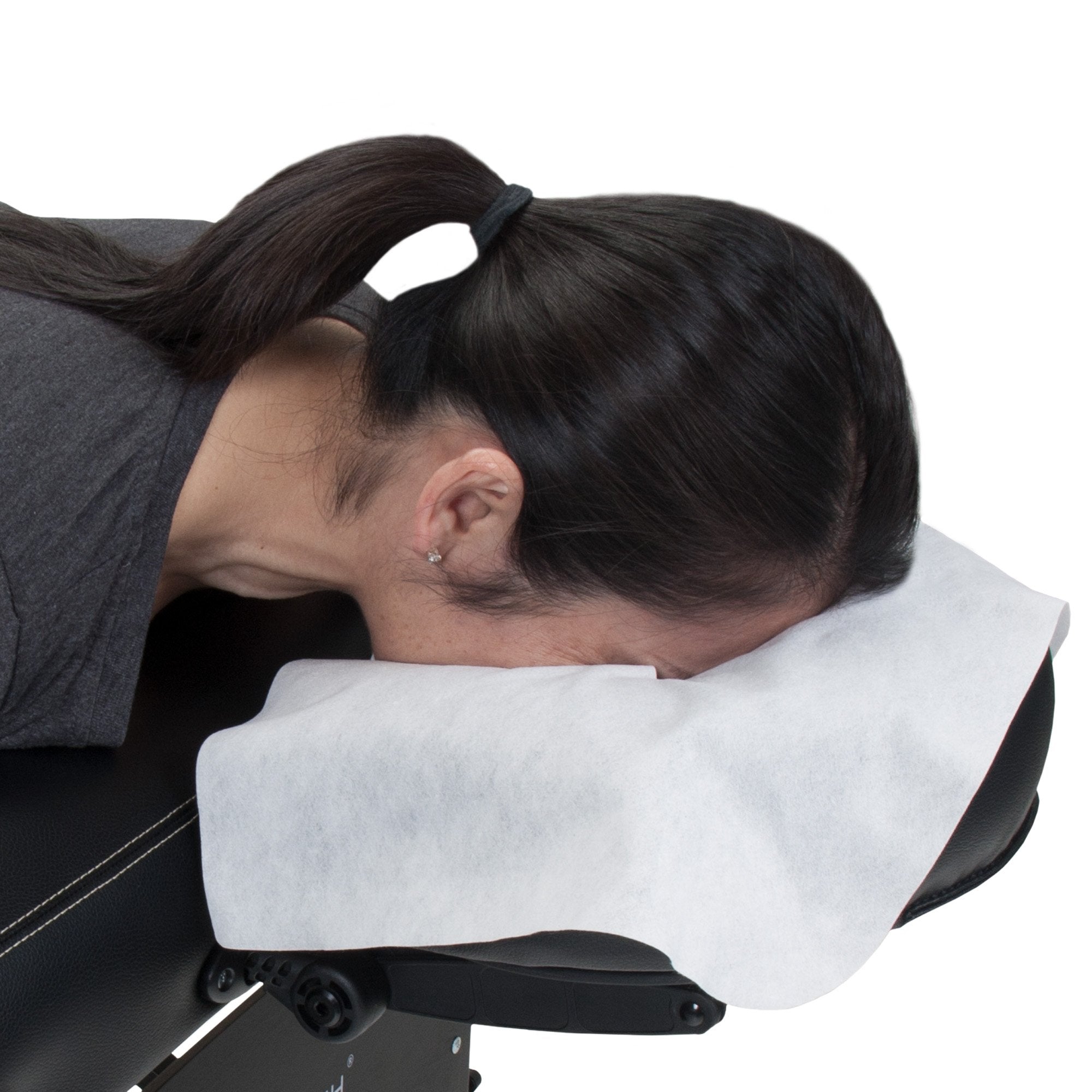 EarthLite sealable 100-pack headrest covers shown for moisture protection