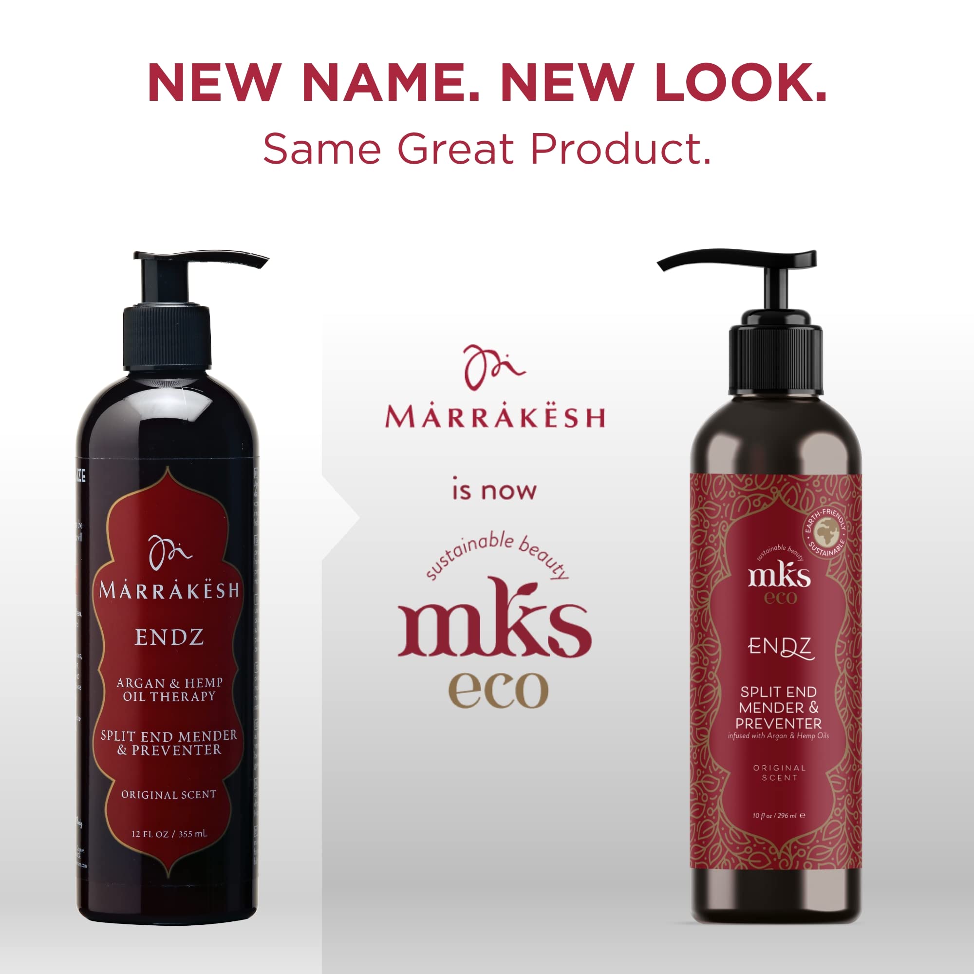 Earthly Body MKS Eco Endz ingredients argan and hemp seen up close.