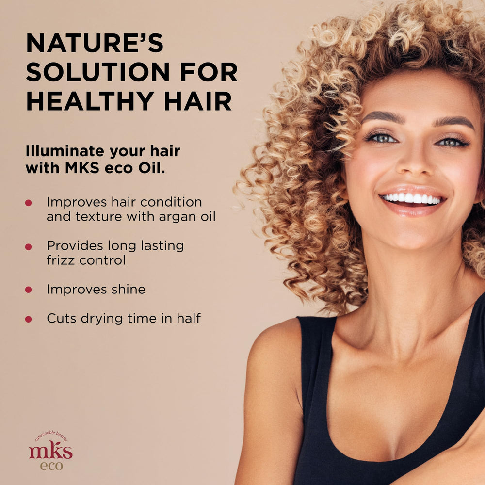 Earthly Body MKS Eco Oil Original ingredients with argan and hemp oils for nourishment