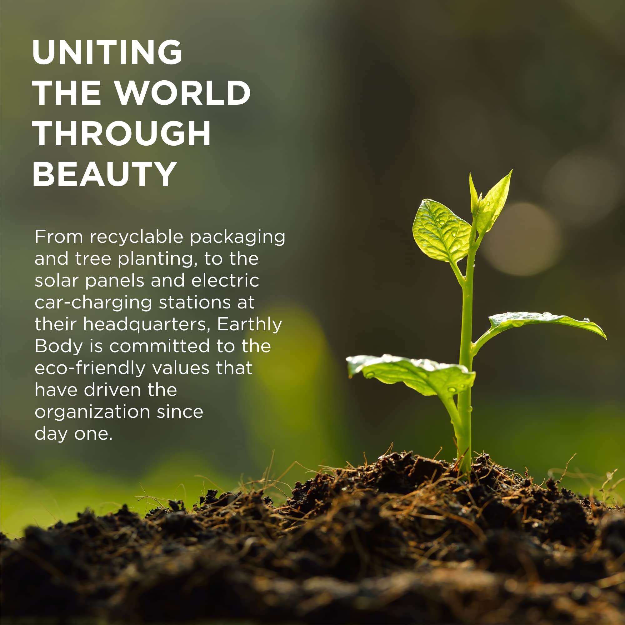 Earthly Body vegan cruelty-free badge on hemp seed mist packaging