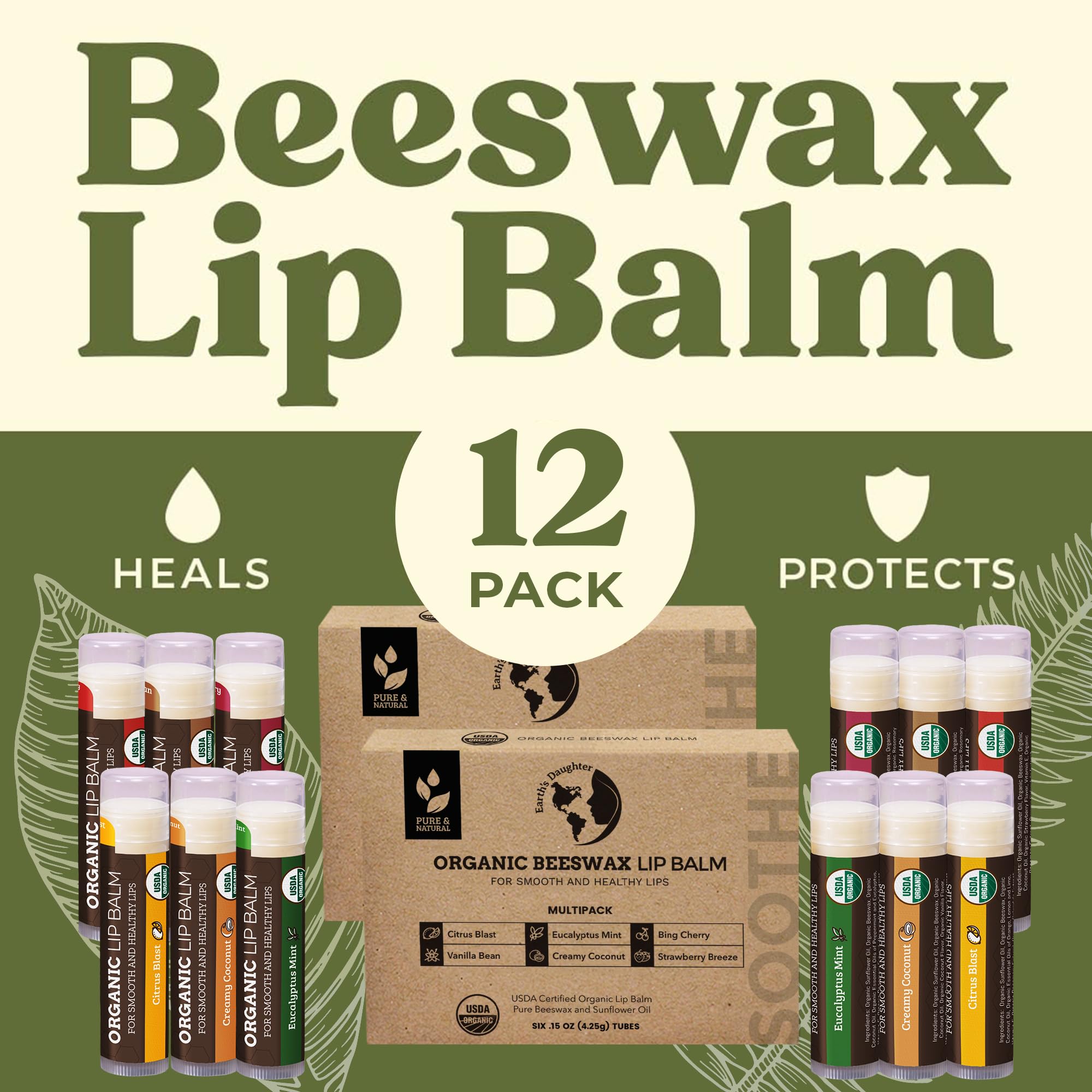 Earth's Daughter Bing Cherry lip balm rich flavor and smooth shine