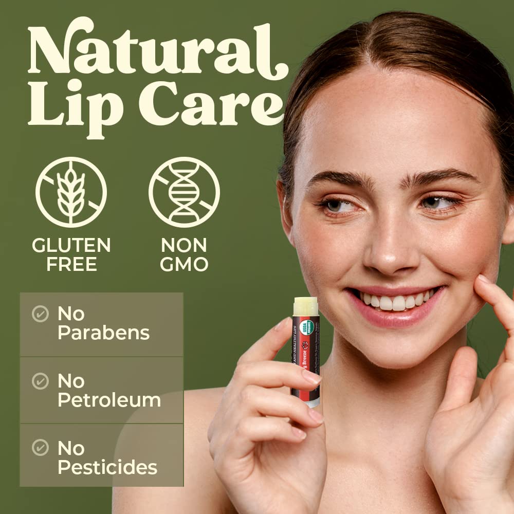 Earth's Daughter Eucalyptus Mint lip balm cooling relief and fresh scent