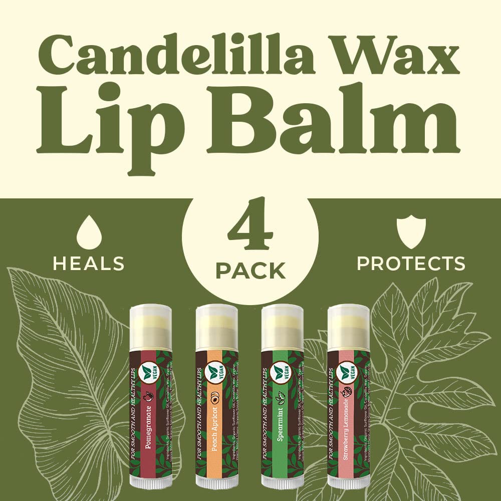 Earth's Daughter Vegan Lip Balm peach apricot pack nourishes lips with natural sweetness.