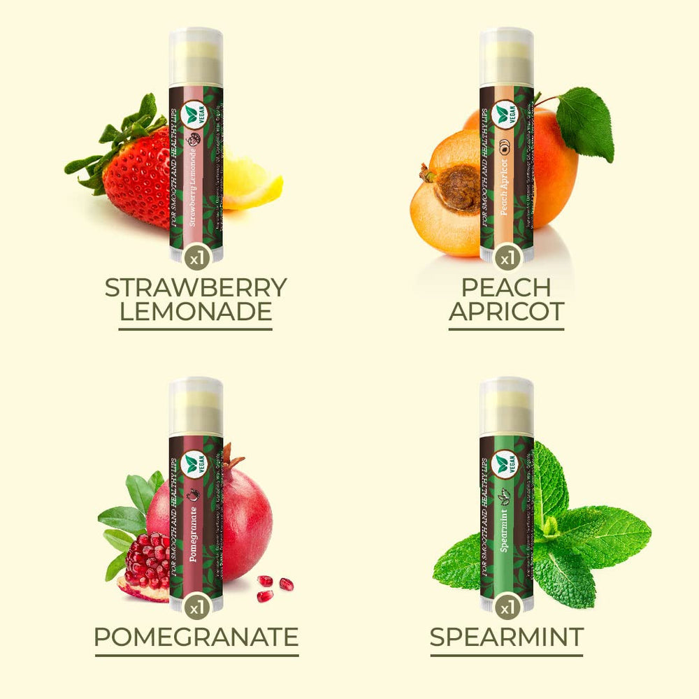Earth's Daughter Vegan Lip Balm spearmint pack offers refreshing moisture on the go.