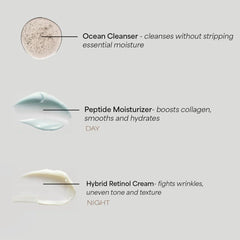 EarthsCure anti aging serum pump highlights quick absorption and hydration.