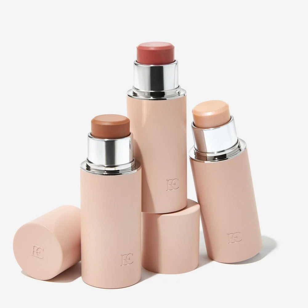 EarthsCure Glow Trio on-face look demonstrates quick, radiant daily makeup.