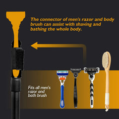 EASACE body brush use in wet or dry conditions demonstrates versatility.