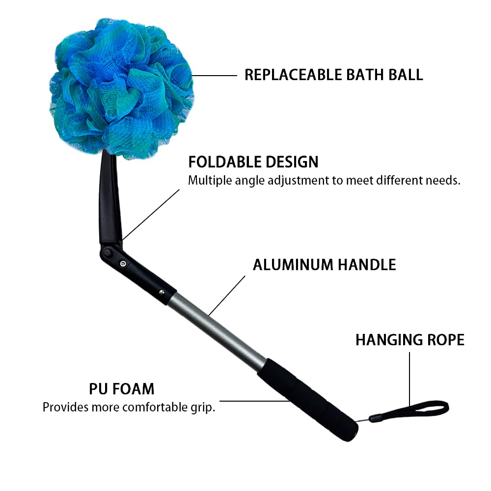 EASACE dual-sided loofah-sponges for versatile cleansing