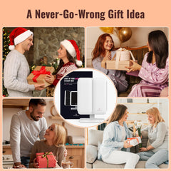 EASEHOLD makeup mirror with 5000 mAh battery for long use between charges