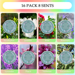 EASESEC encounter shower steamer with eucalyptus and rose for refreshing mood.