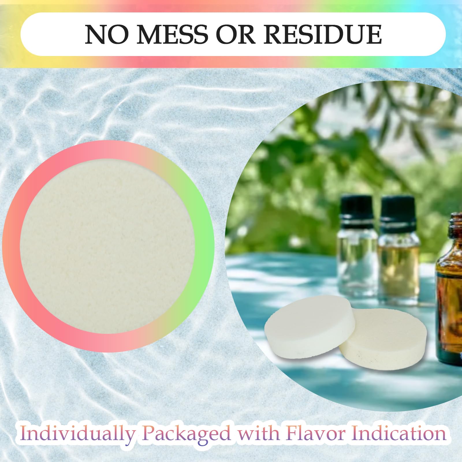 EASESEC eucalyptus shower steamer providing invigorating steam for energized mornings.