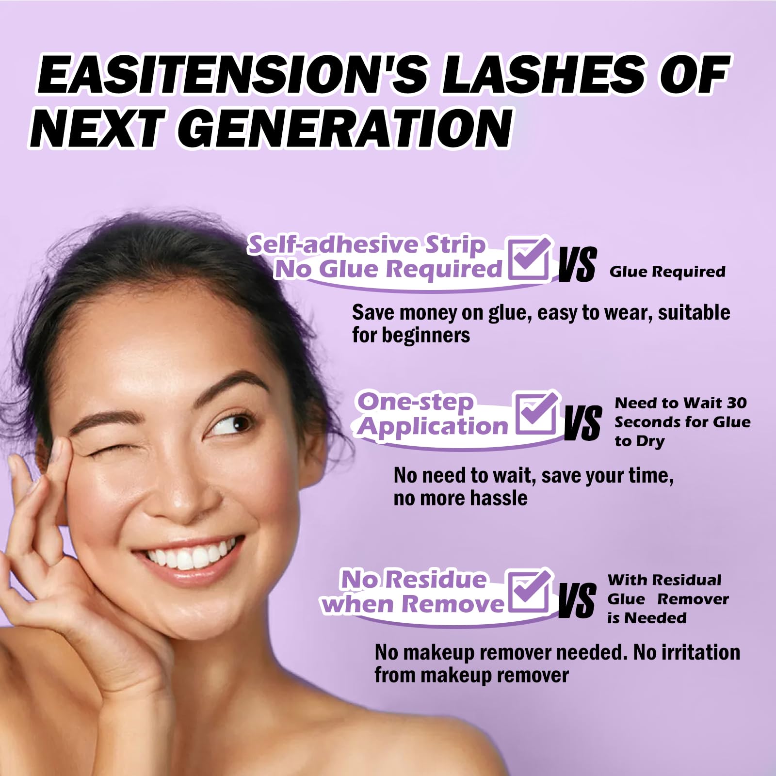 EASITENSION assorted sizes enable customizable style