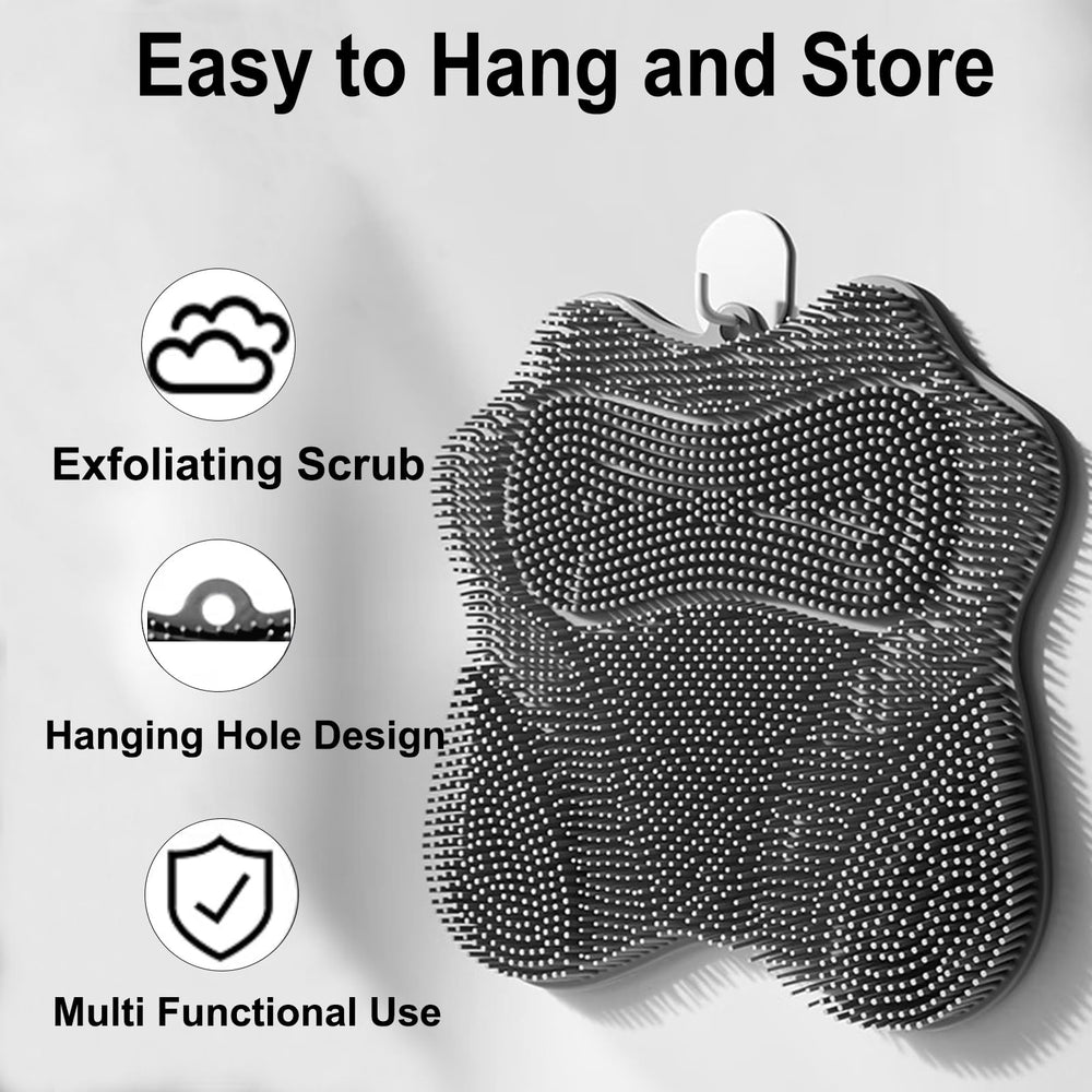 Easkite back-scrubber in shower for easy reach