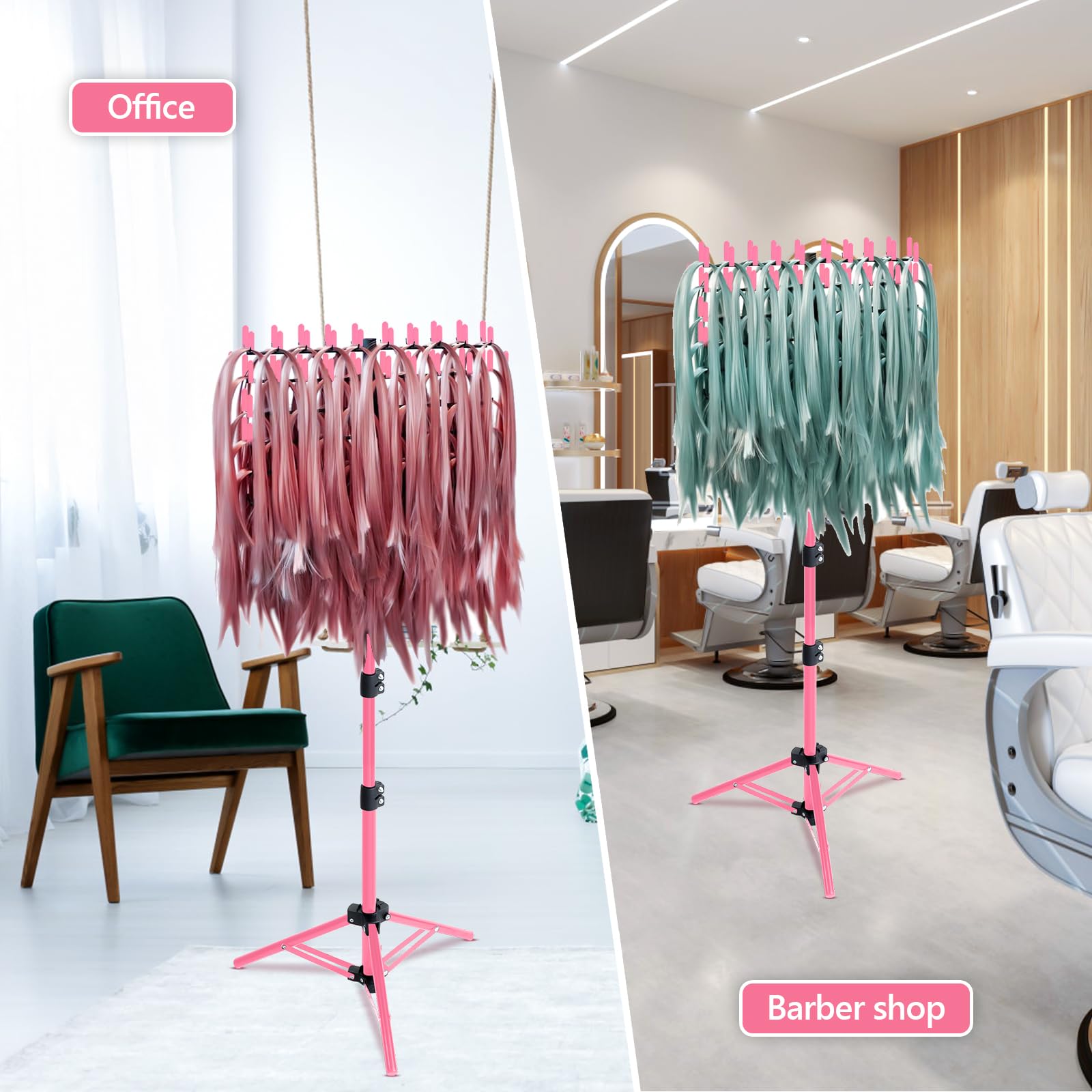 Eastdone vertical storage rack saves counter space and organizes tools.
