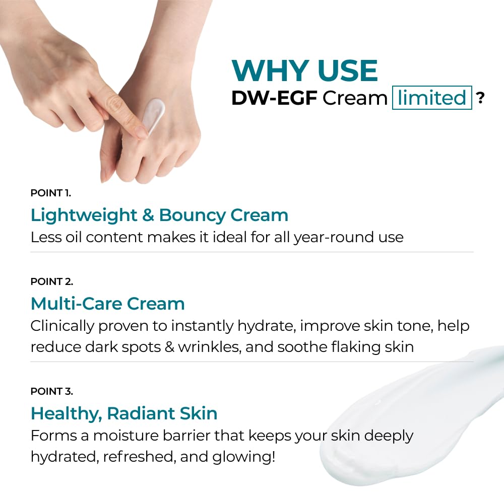 Hyaluronic acid detail with EASYDEW DW-EGF Cream for deep moisturization.