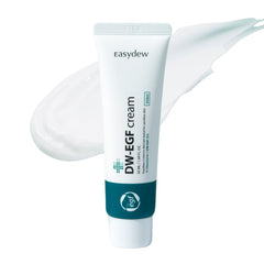 EASYDEW DW-EGF Cream tube provides lightweight, non-greasy hydration for daily use.