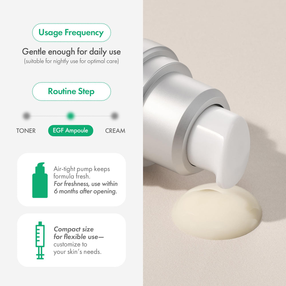 Easydew DW-EGF Melatoning Ampoule helps address uneven tone with targeted nourishment.