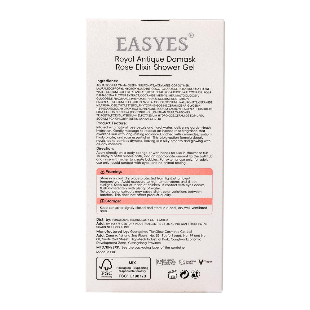 Easyes Rose Elixir gift-packaged display hints a thoughtful rose gift.
