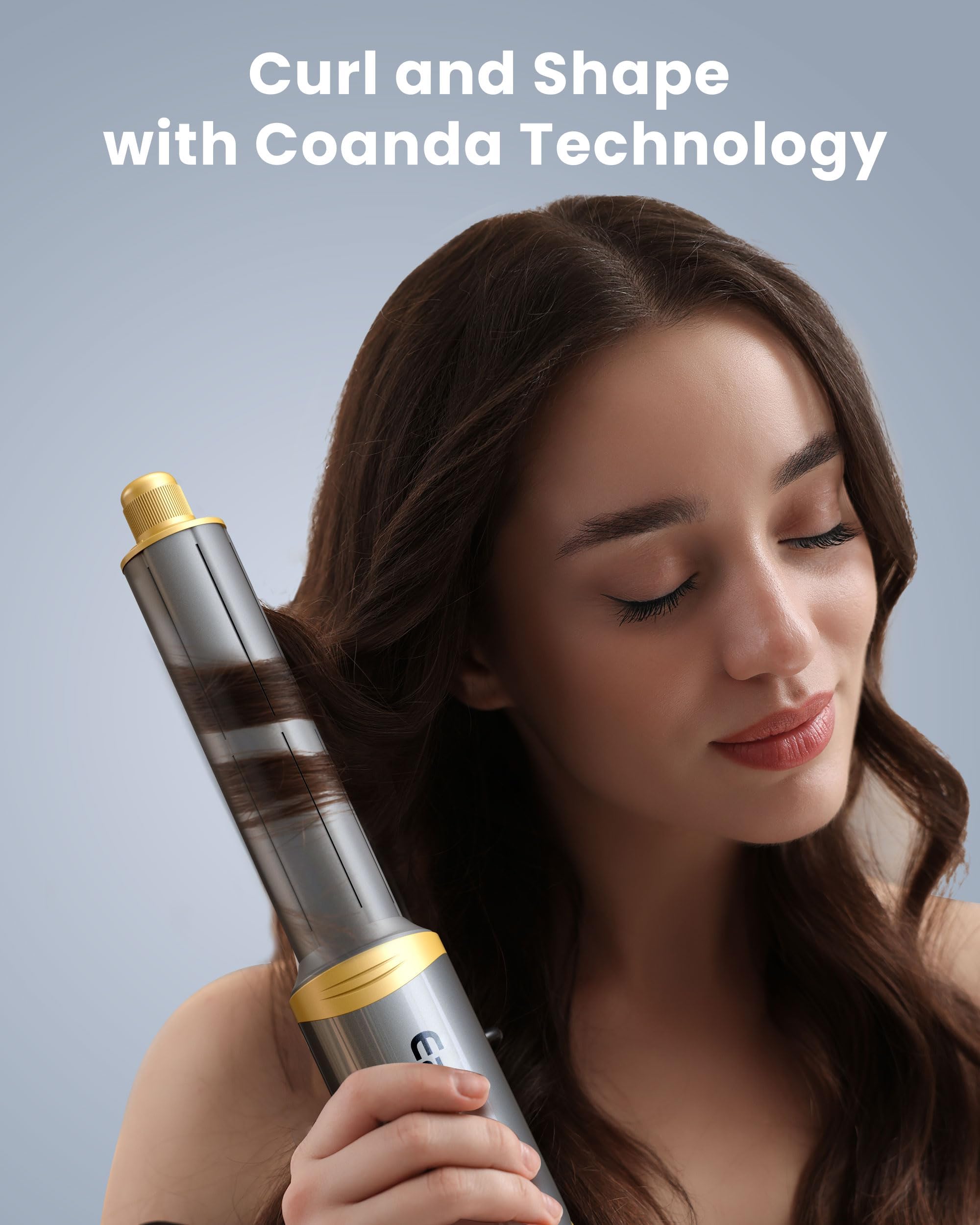 Easywave releases 500 million negative ions for smoother, shinier hair