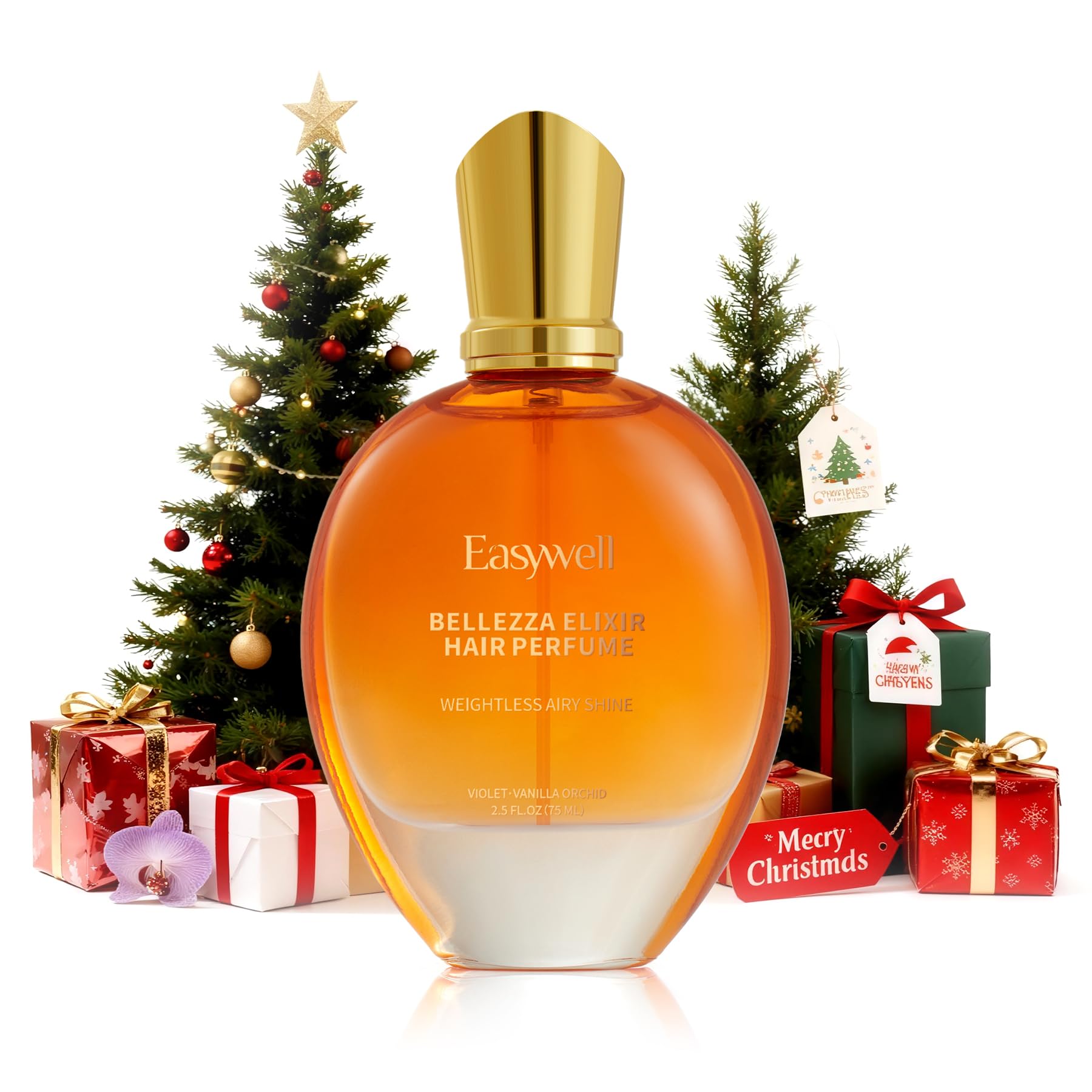 EASYWELL Hair Perfume bottle-front highlights a refined scent for daily freshness