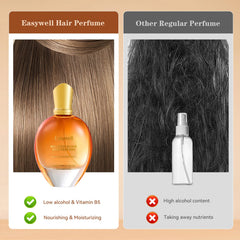 EASYWELL Hair Perfume fragrance-swatch displays violet-vanilla orchid notes for signature aroma