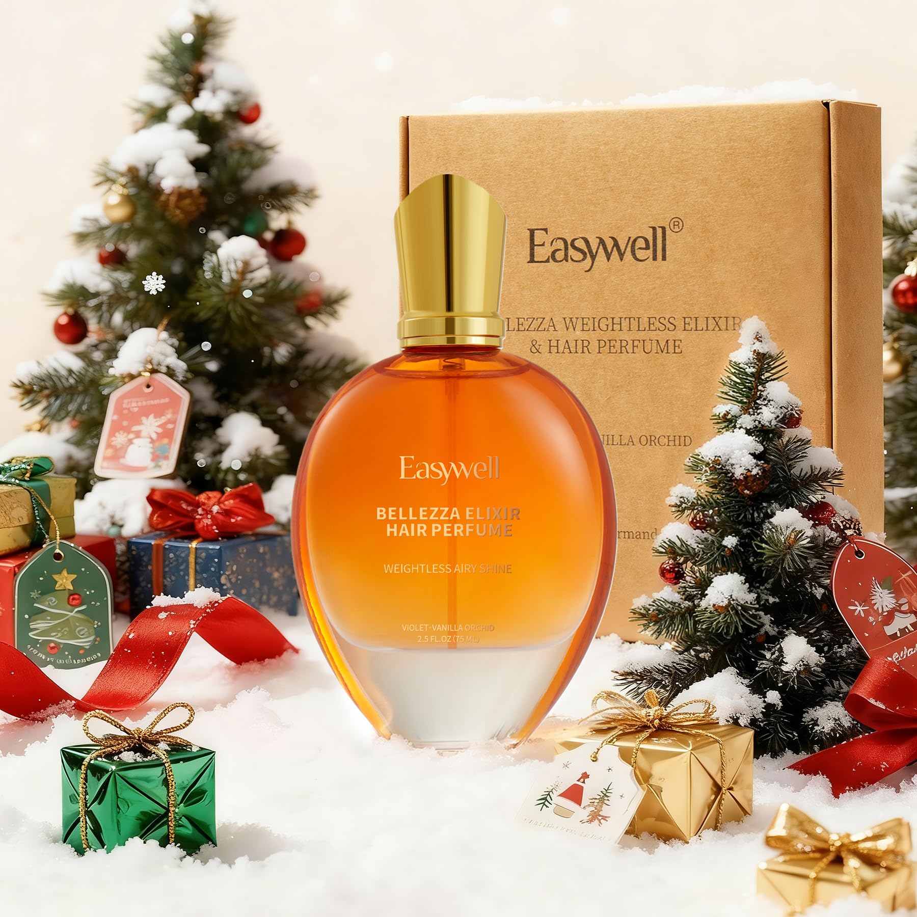 EASYWELL Hair Perfume sample-pack shows two mini fragrances to explore scents
