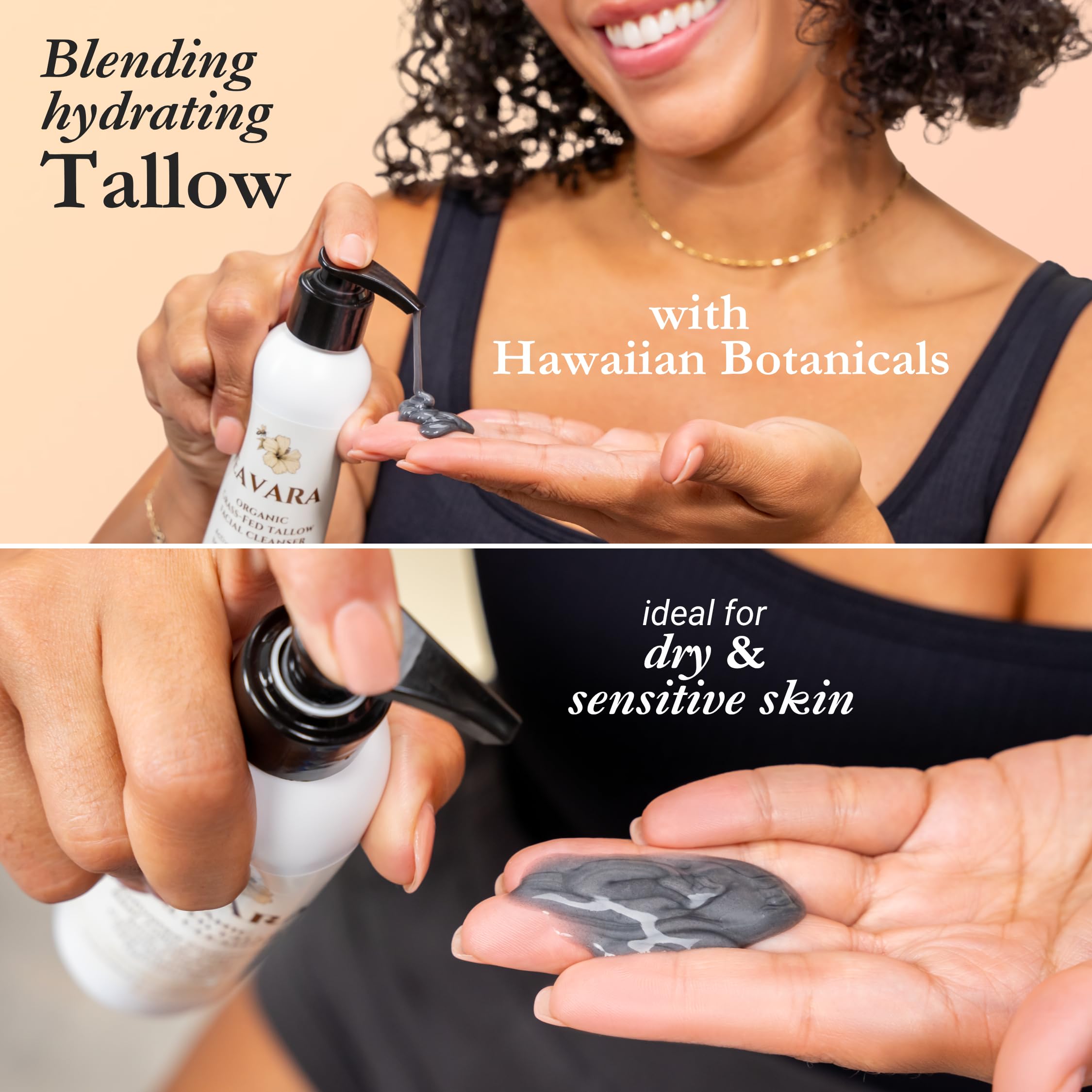 Eavara aloe vera and green tea soothing cleanse for calm, refreshed skin.