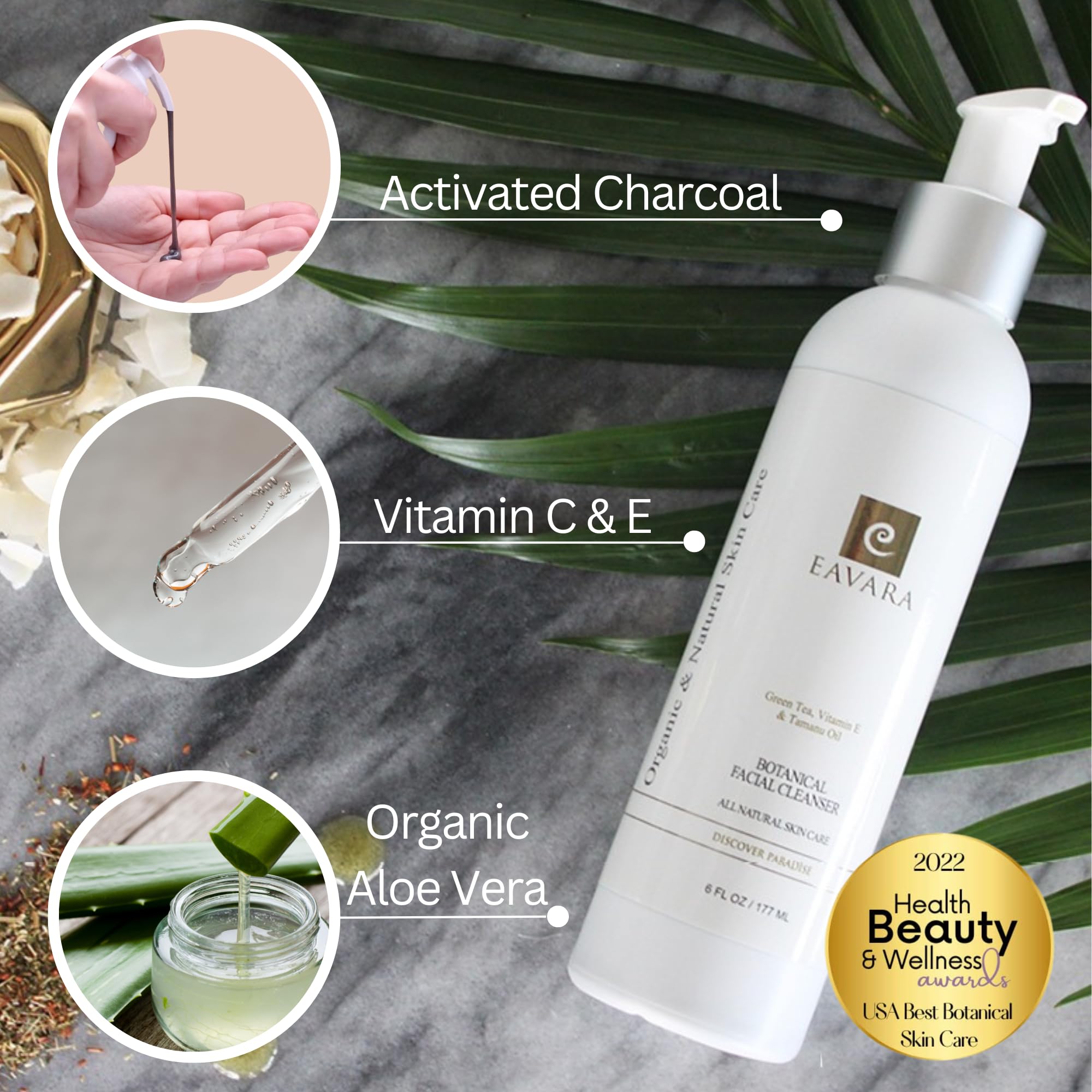 Eavara face wash aloe vera feature suggests soothing hydration for sensitive skin