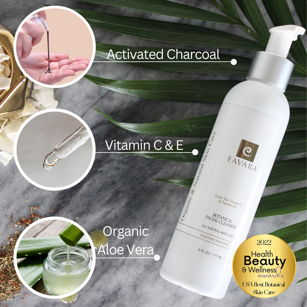 Eavara face wash aloe vera feature suggests soothing hydration for sensitive skin