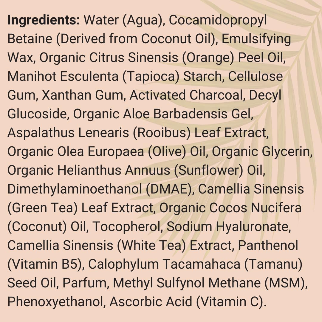 Eavara face wash packaging image highlights USA-made, award-winning botanical skincare