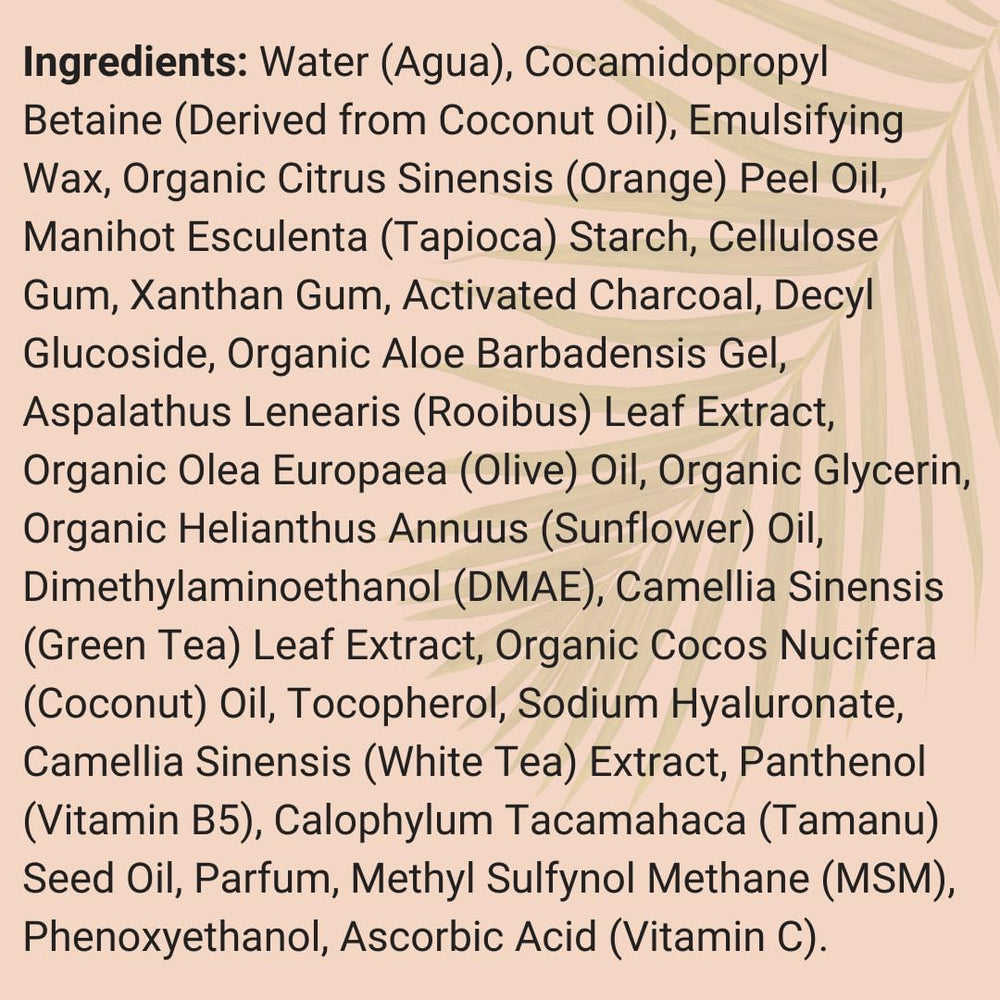 Eavara face wash packaging image highlights USA-made, award-winning botanical skincare