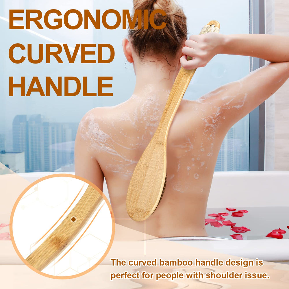 eaxun 16.7-inch back brush delivers wide coverage on the back
