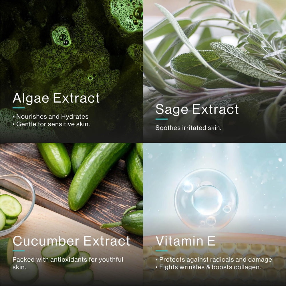 eb5 Aha Anti-Aging Toner application on skin supports balanced hydration and gentle toning.