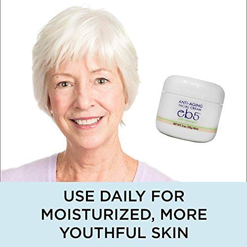 eb5 neck and face application demonstrating versatile use for daily anti-aging routine.