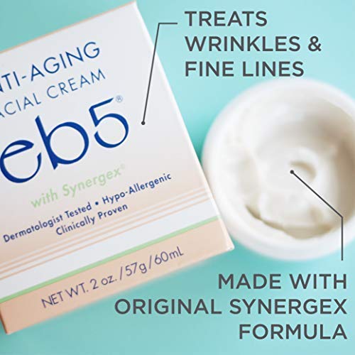 eb5 three-step skincare routine visual for cleanse, tone, and moisturize.