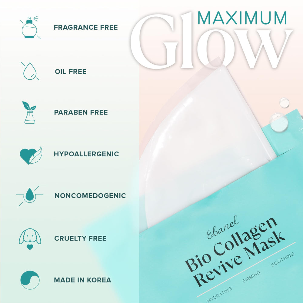 Ebanel Bio Collagen Mask ceramide NP supports skin barrier