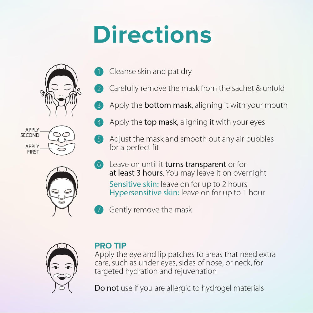 Ebanel Bio Collagen Mask glass-skin finish close-up