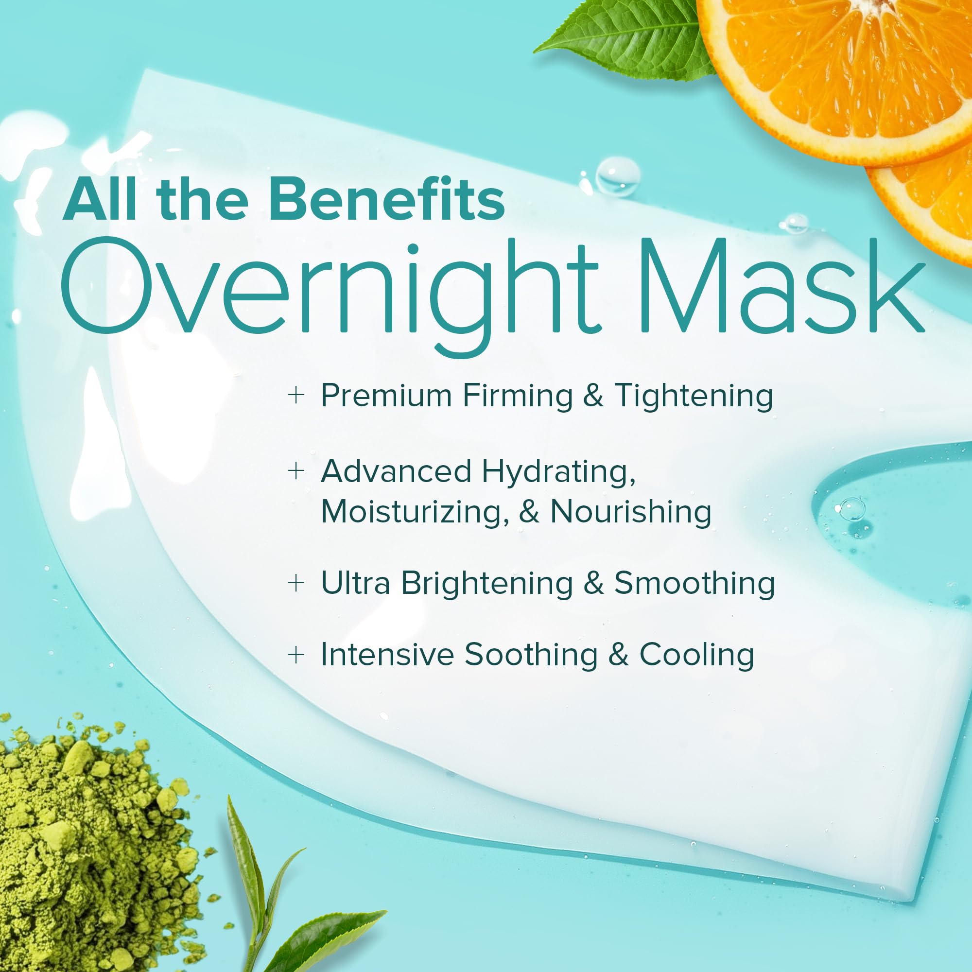 Ebanel Bio Collagen Mask hyaluronic acid splash close-up for deep hydration