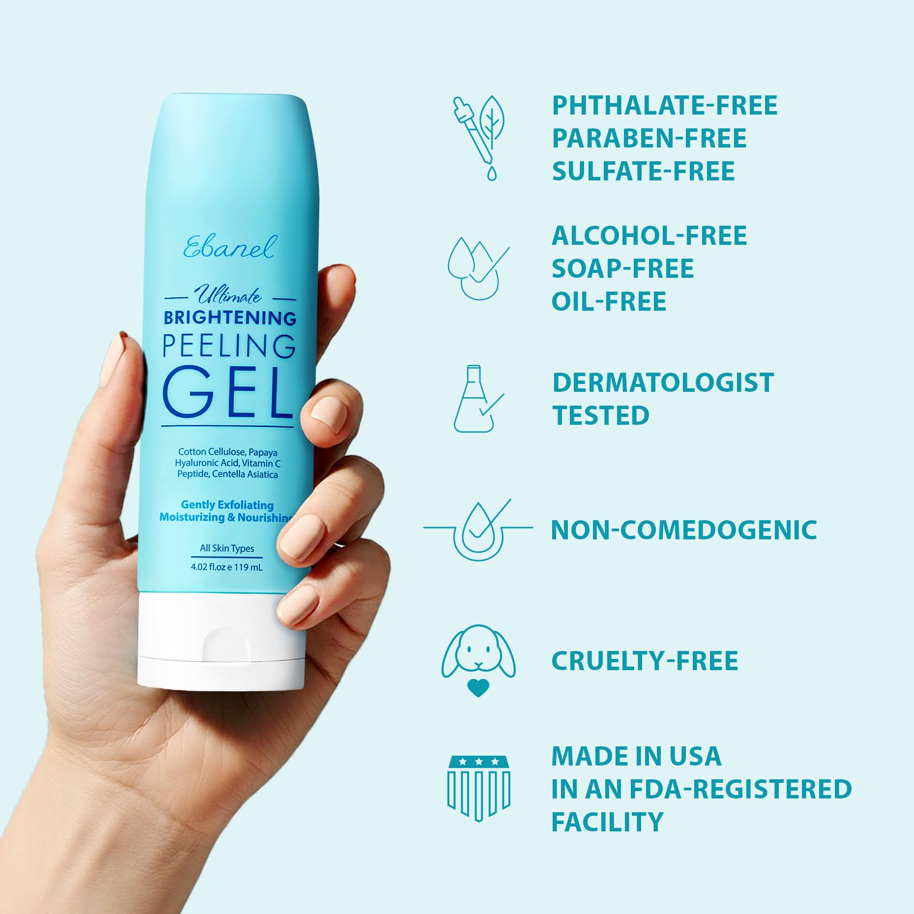 Ebanel pore-minimizing effect helps makeup apply more evenly