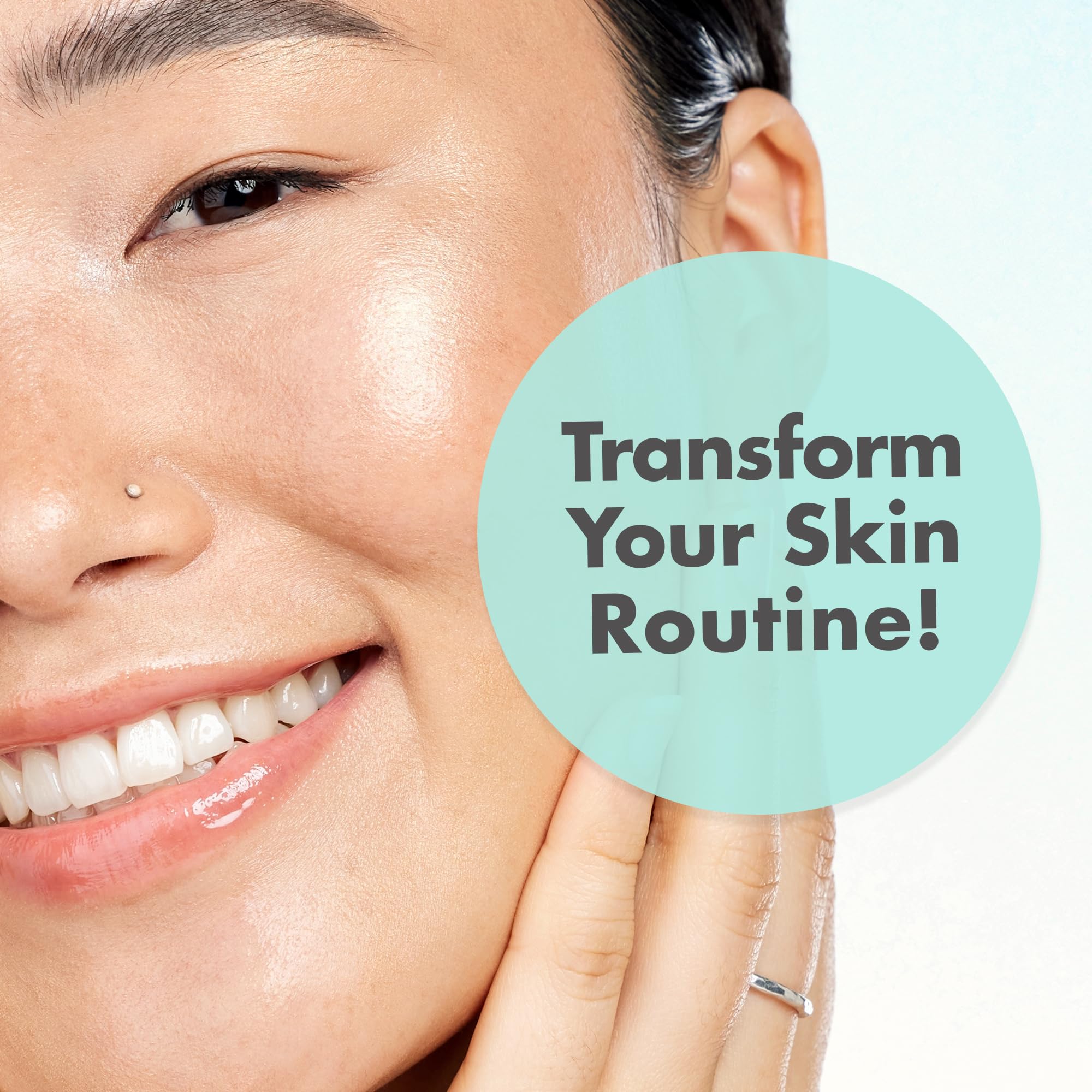 Ebanel Retinol Serum application routine demonstrates daily skincare step