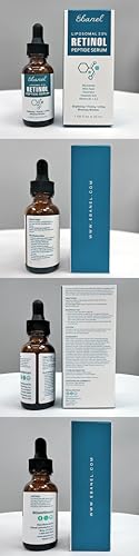 Ebanel Retinol Serum compact bottle highlights premium, hypoallergenic formula