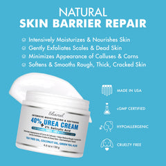 Ebanel formula with tea tree oil and camellia extract calming irritated feet.