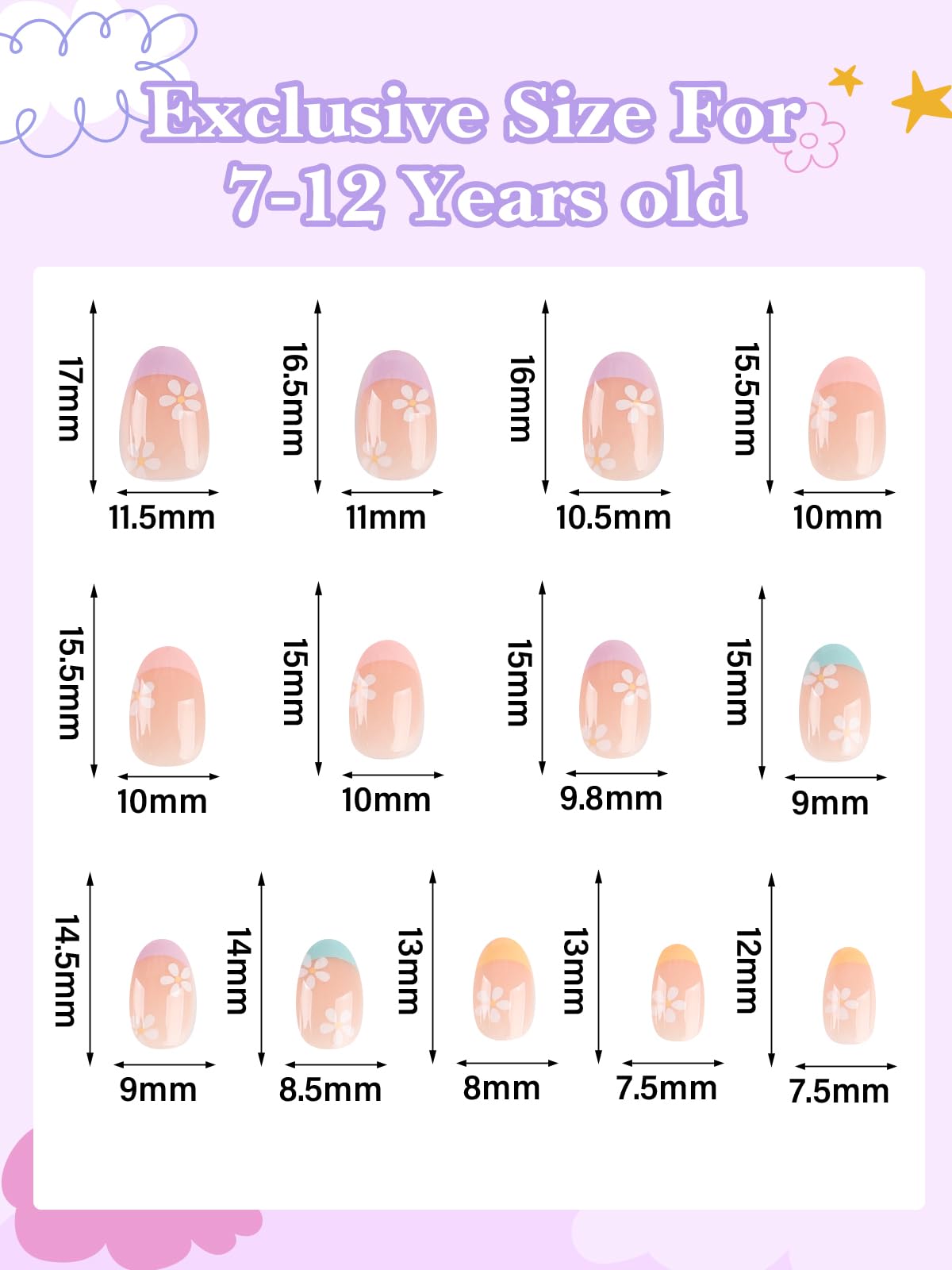 EBANKU kids nail glue included close-up demonstrates strong hold for quick wear.