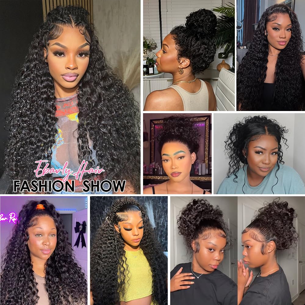 Ebarly wet and wavy wig styled for everyday wear