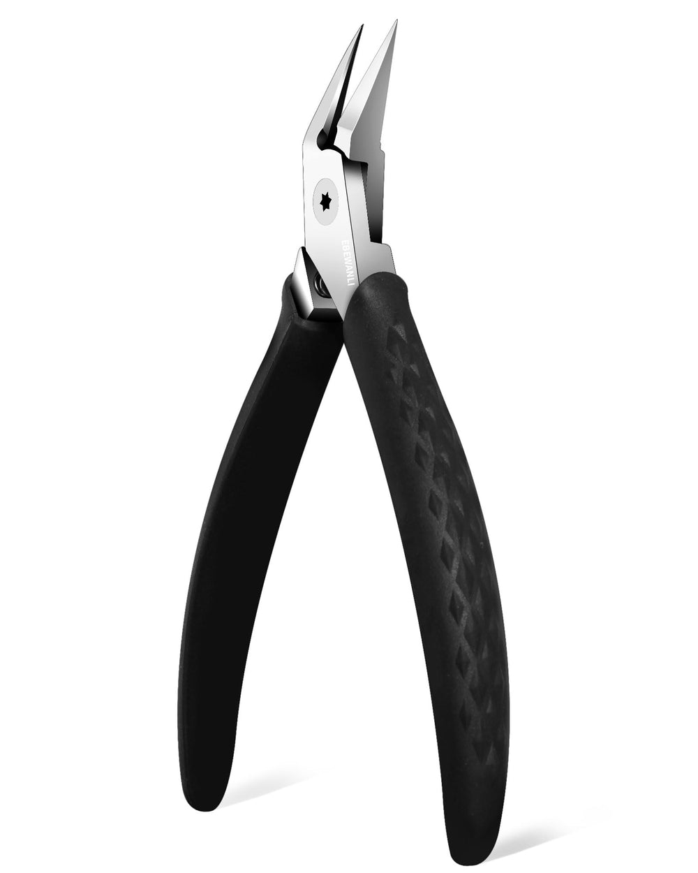 EBEWANLI ingrown toenail clippers angled blade closeup for precise trims and comfort.