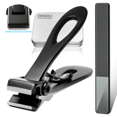 EBEWANLI straight-edge nail clipper with 17mm opening for thick nails.