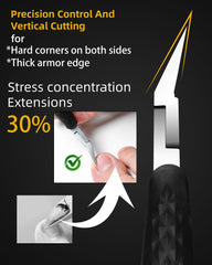EBEWANLI toenail clippers extended reach handle aids easier grooming for limited mobility.