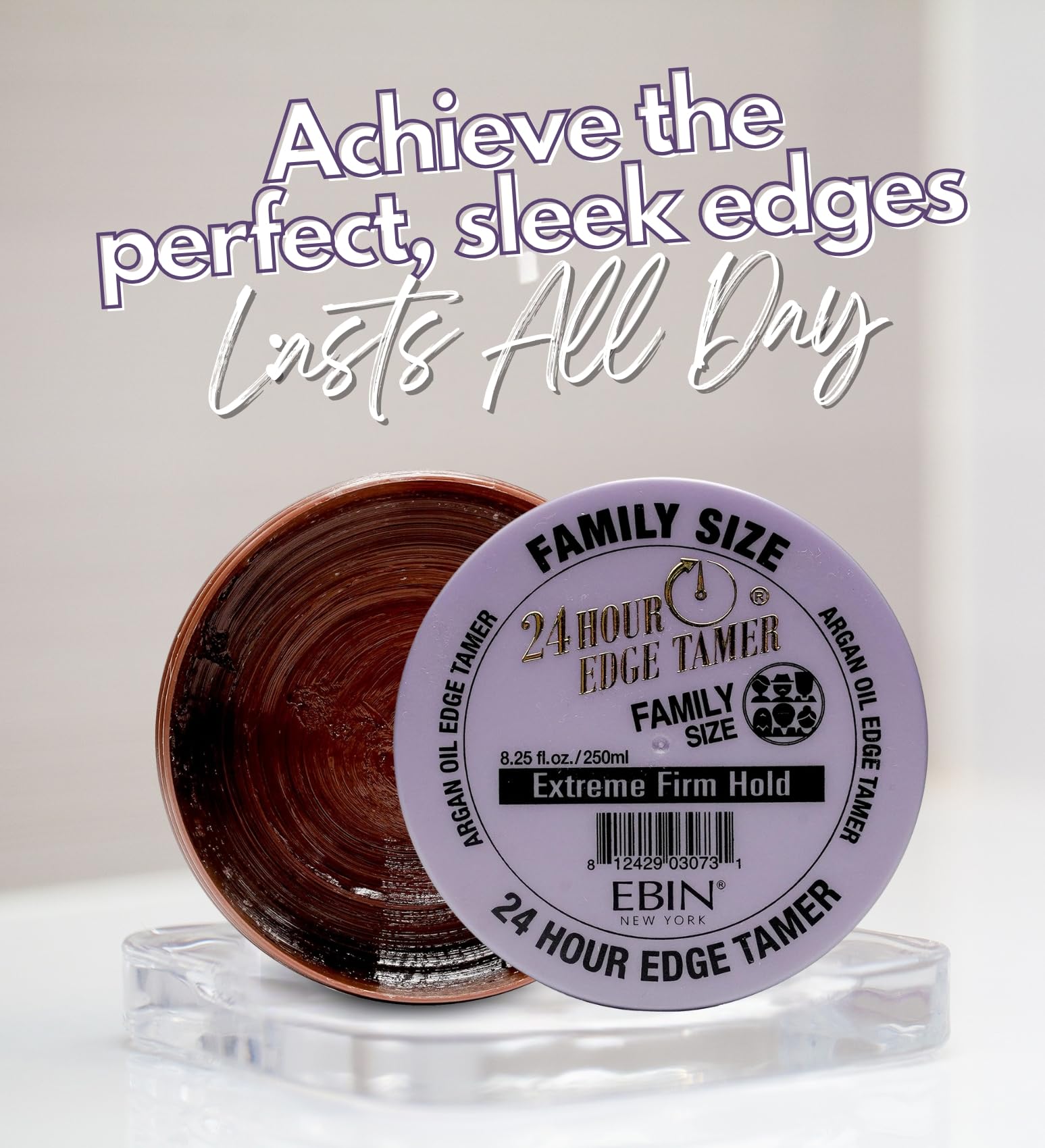 Cruelty-free vegan edge tamer by EBIN NEW YORK packaging and oil blend