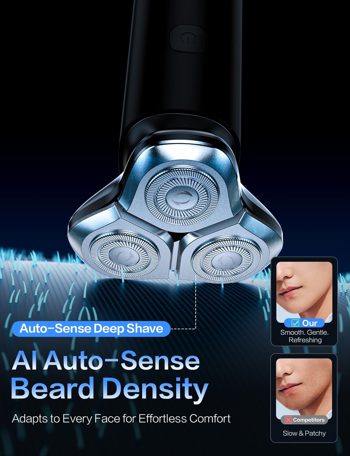 eboboin type-c-fast-charging-shaver supports quick top-ups and extended sessions
