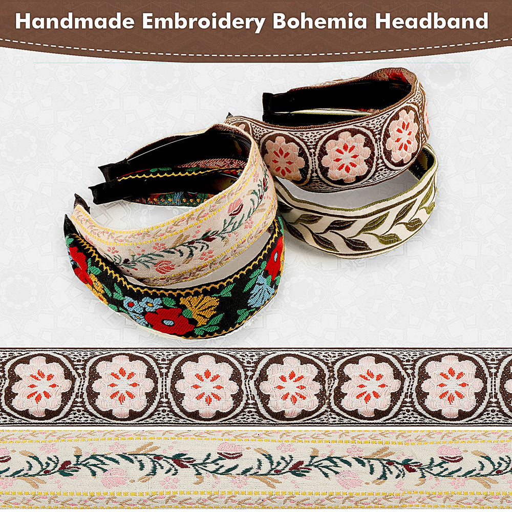 EBOOT boho headband soft-polyester fabric for gentle comfort